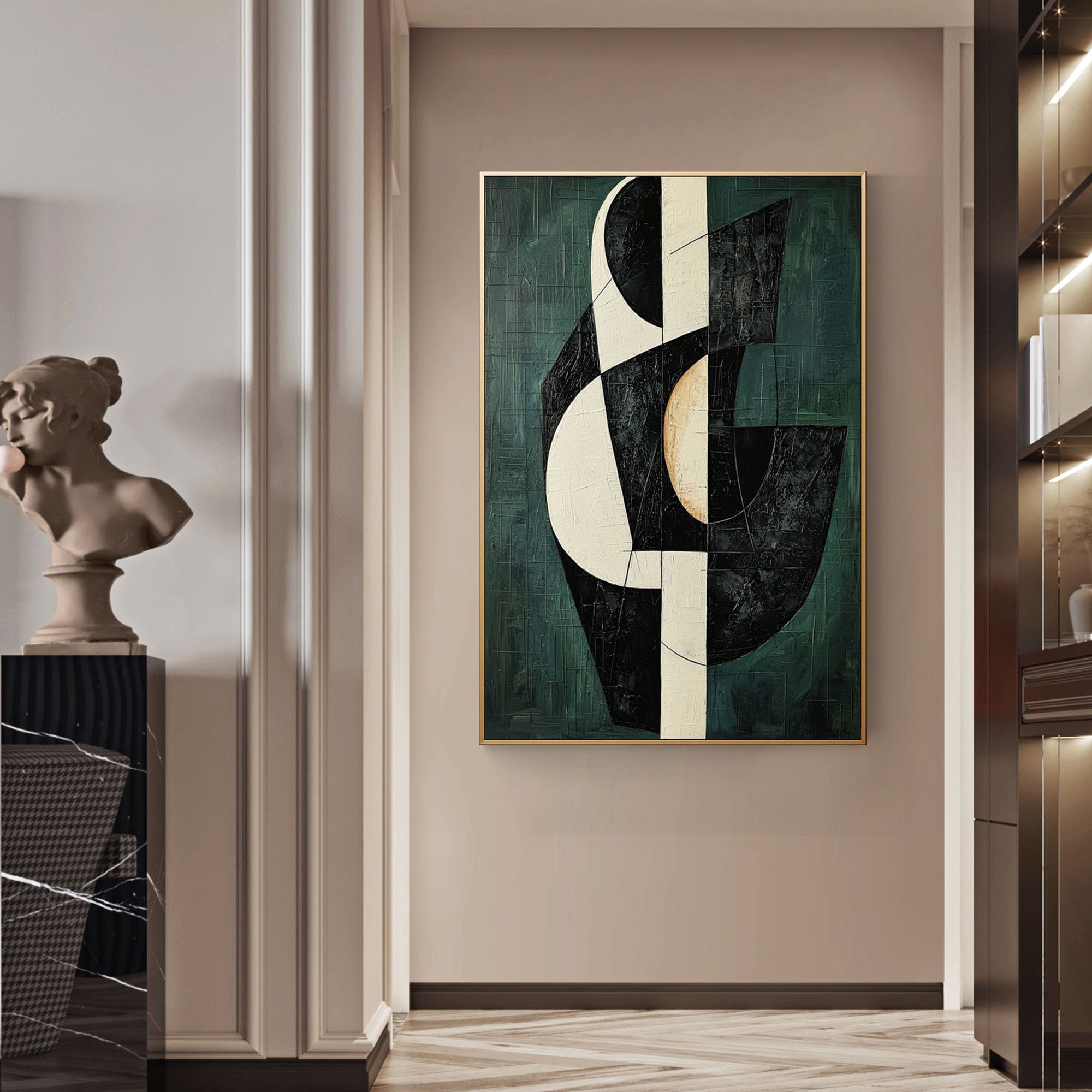 Mid-century Geometric Wall Art - Glyph