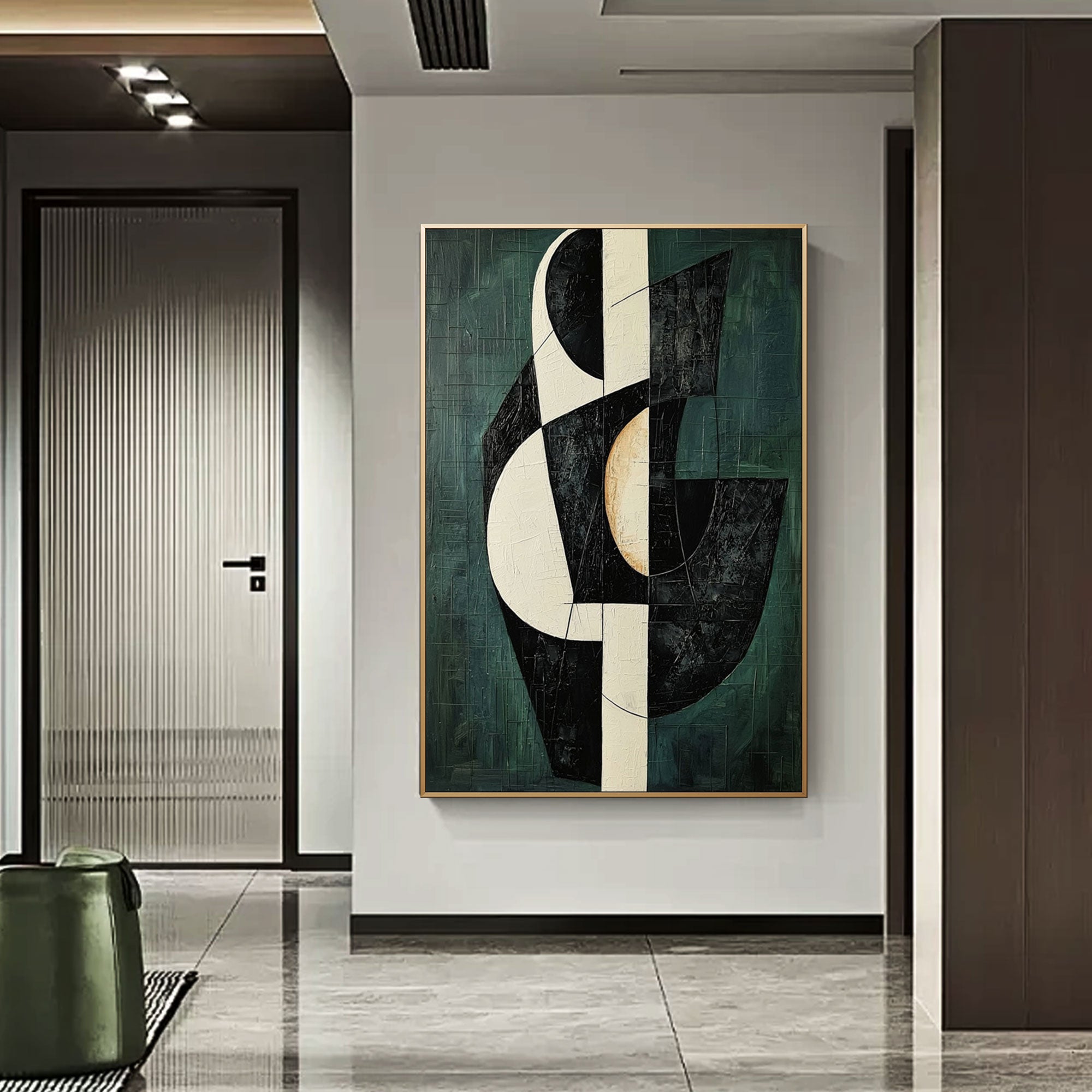 Mid-century Geometric Wall Art - Glyph