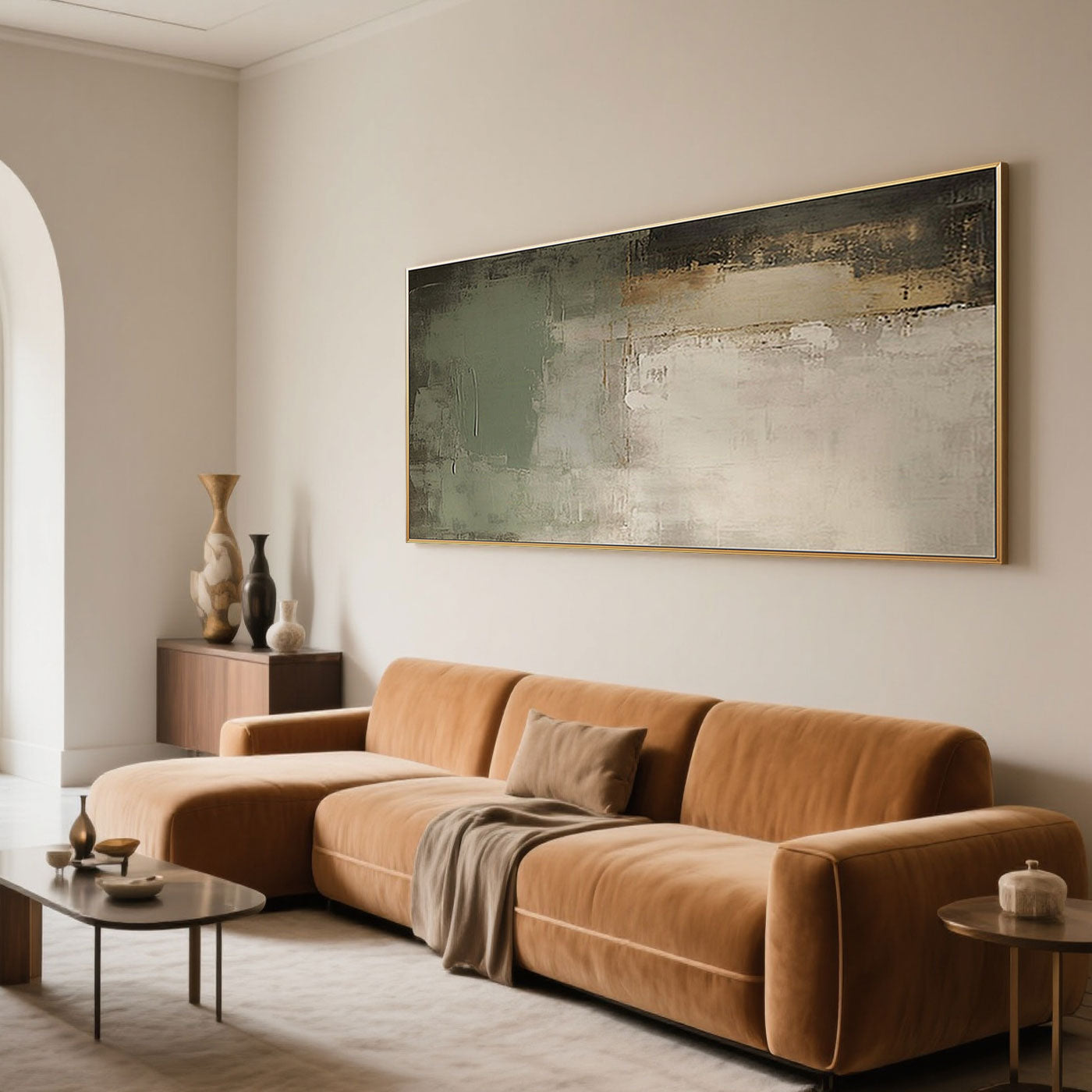 Mid-century Modern Abstract Wall Art - Faded Wall