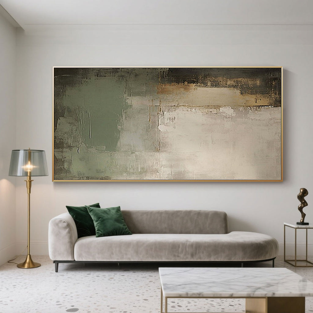 Mid-century Modern Abstrakte Wandkunst - Faded Wall