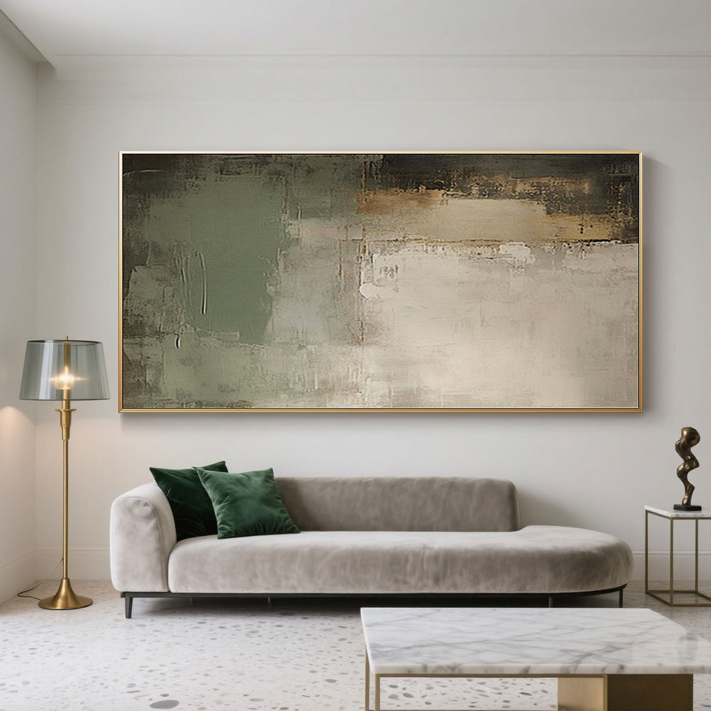 Mid-century Modern Abstract Wall Art - Faded Wall