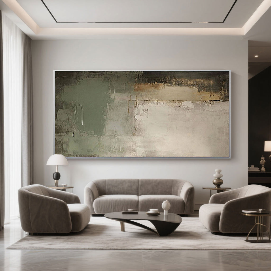 Mid-century Modern Abstrakte Wandkunst - Faded Wall