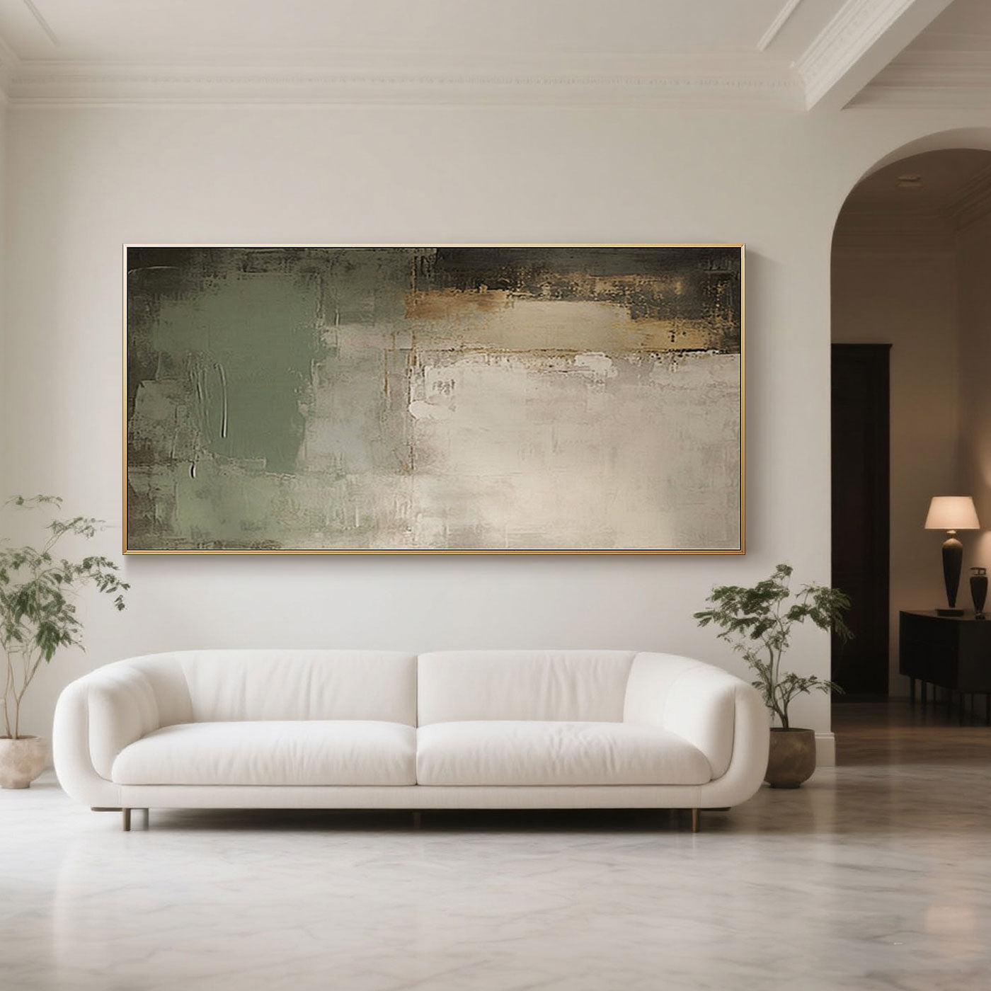 Mid-century Modern Abstract Wall Art - Faded Wall
