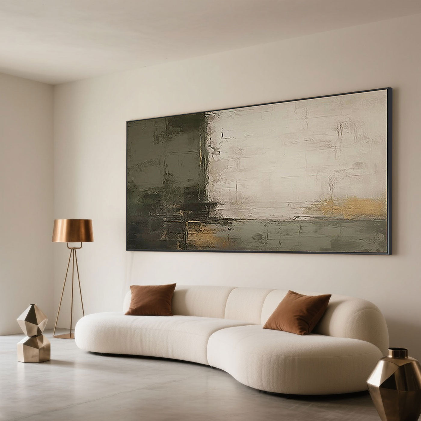 Minimalism Mid-century Modern Wall Art - Quiet Earth