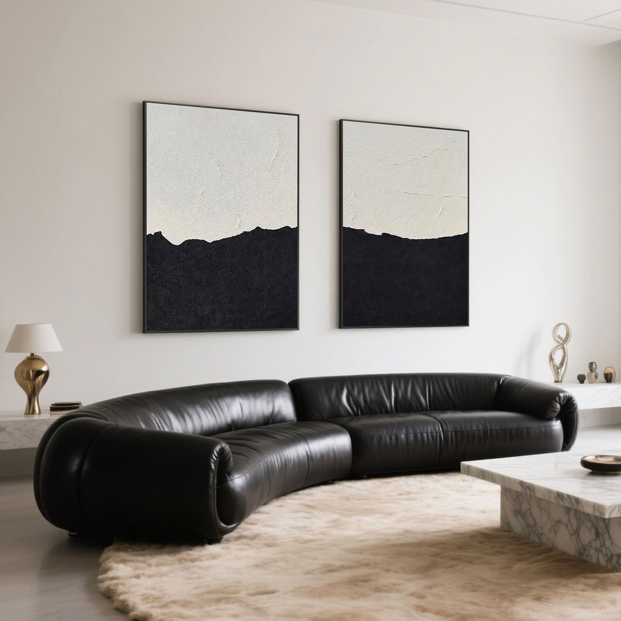 Minimalist Abstract Beach Painting | Divide