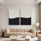 Minimalist Abstract Beach Painting | Divide