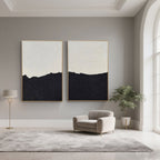 Minimalist Abstract Beach Painting | Divide