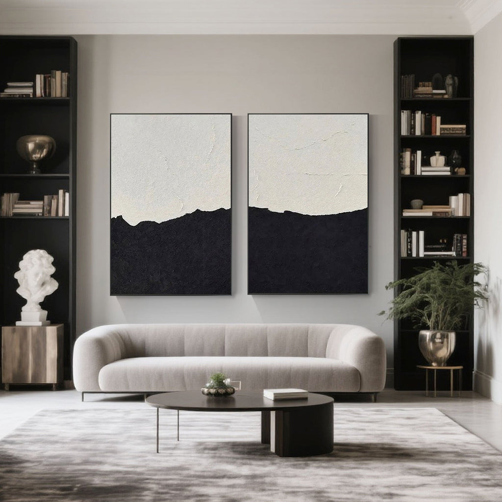 Minimalist Abstract Beach Painting | Divide