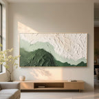 3D Textured Green Painting | Echo of Moss
