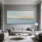 Minimalist Abstract Seascape Wall Art | Horizon