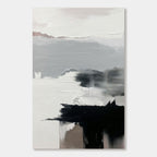 Minimalist Abstract Wall Art | Echoes in Grey