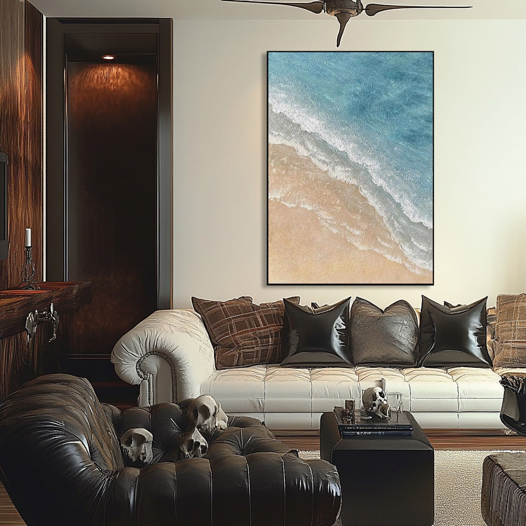 Minimalist Beach And Ocean Art #MB027