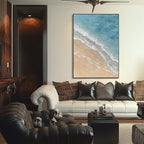 Minimalist Beach And Ocean Art #MB027