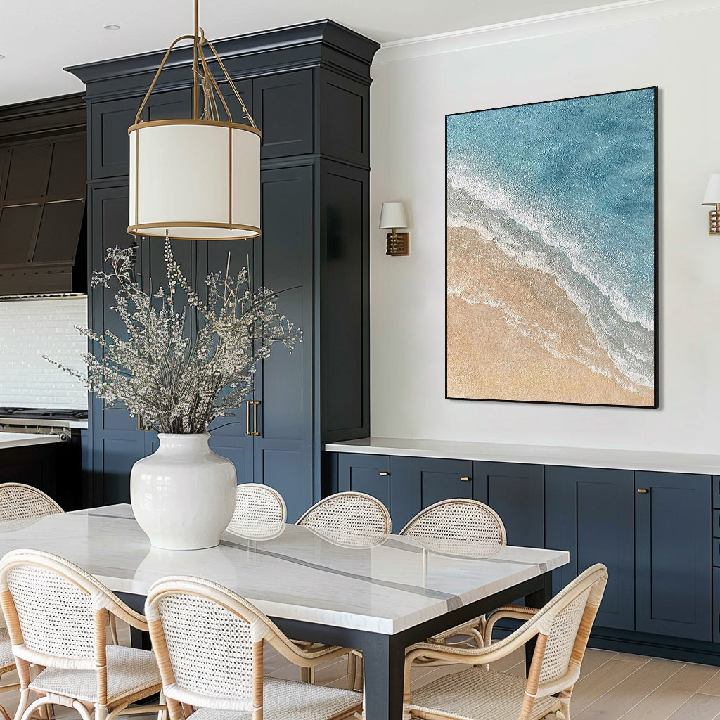 Minimalist Beach And Ocean Art #MB027