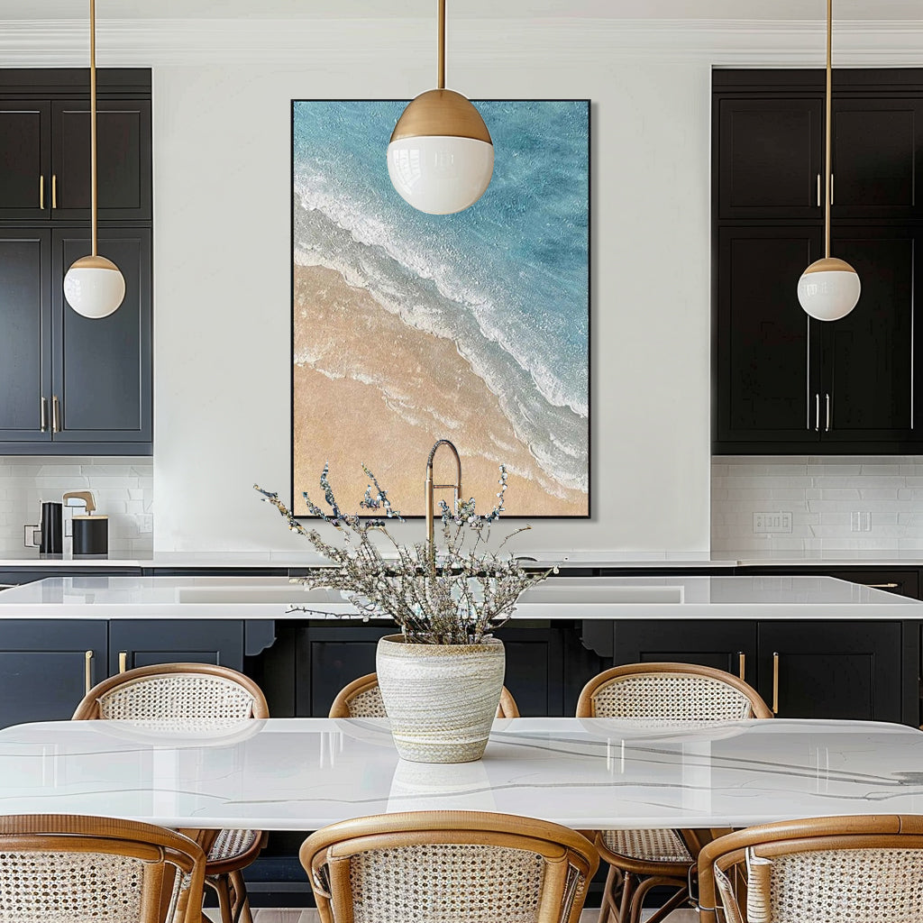Minimalist Beach And Ocean Art #MB027
