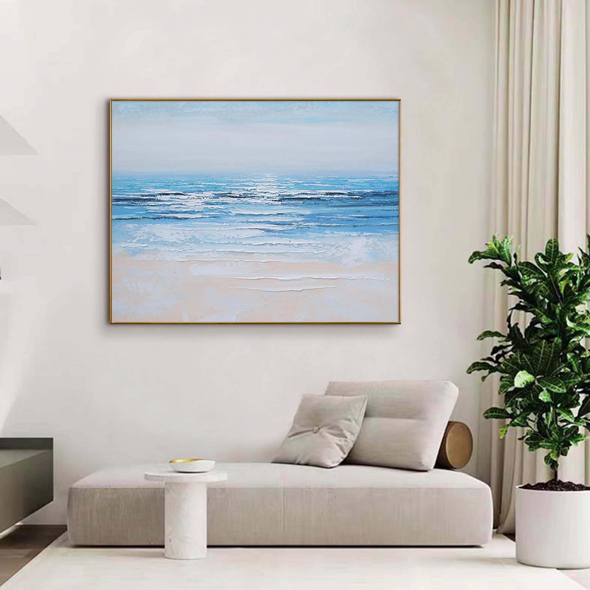 Minimalist Coastal Wall Art | Silent Shore