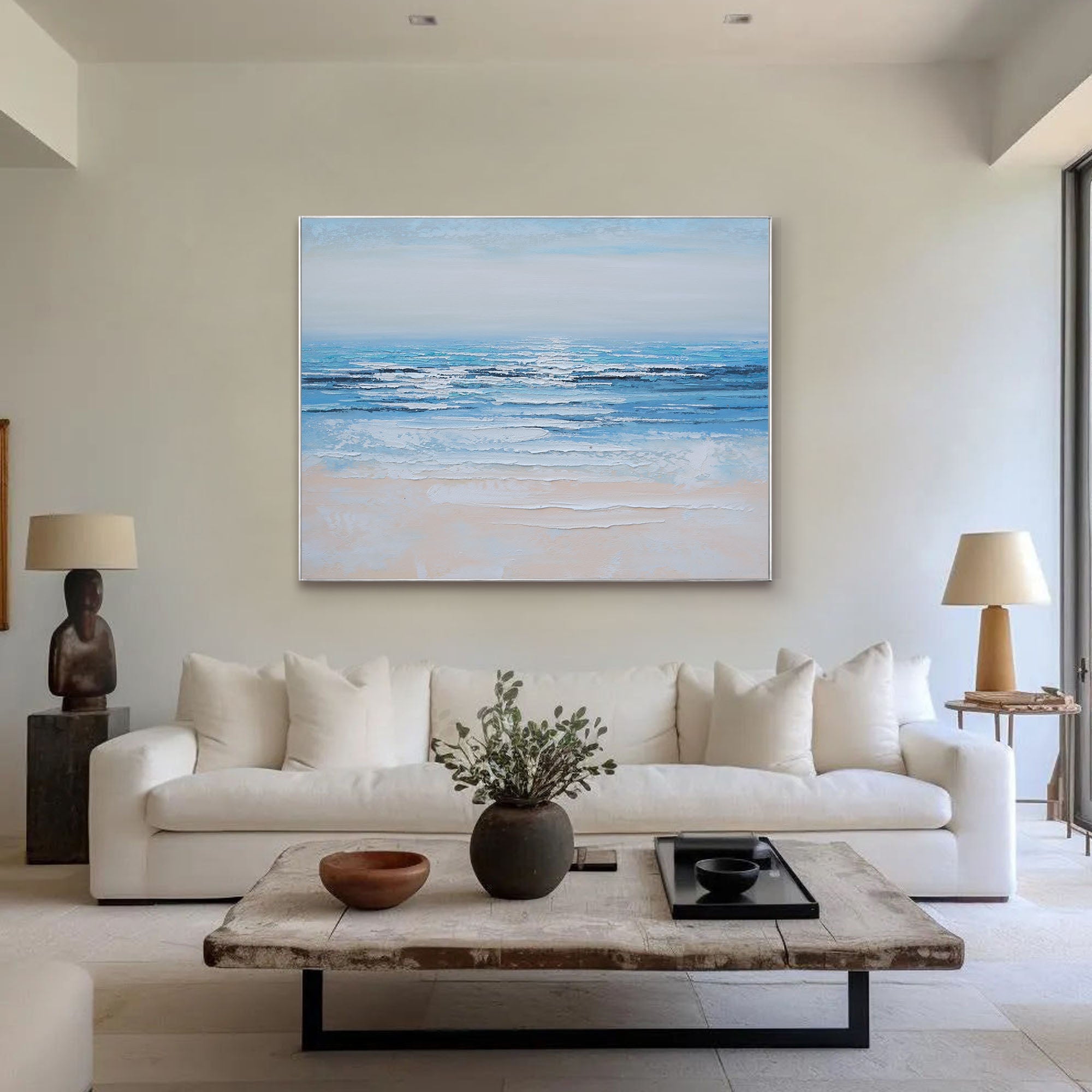 Minimalist Coastal Wall Art | Silent Shore