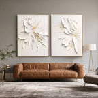 Minimalist Floral Canvas Art | Quiet Grace