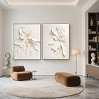 Minimalist Floral Canvas Art | Quiet Grace