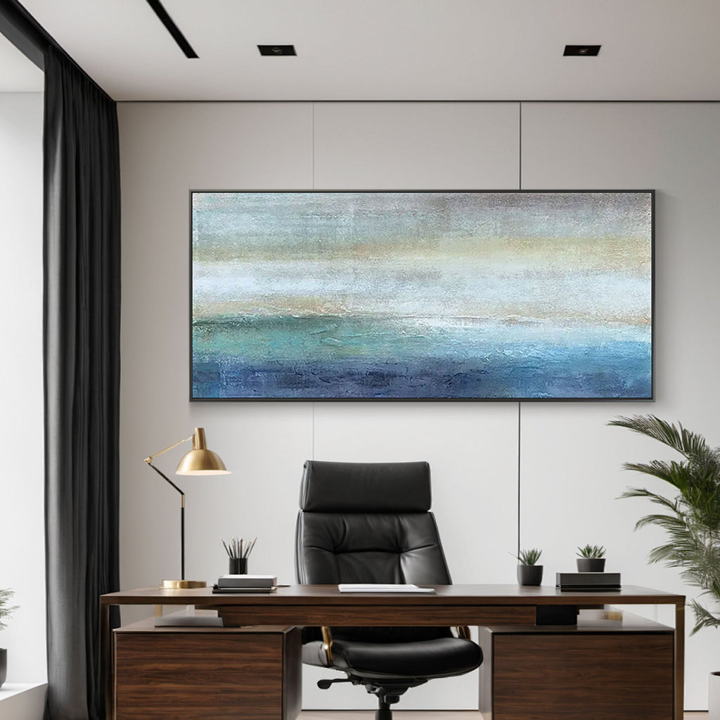 Minimalist Ocean Canvas Art Stillness