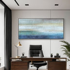 Minimalist Ocean Canvas Art Stillness