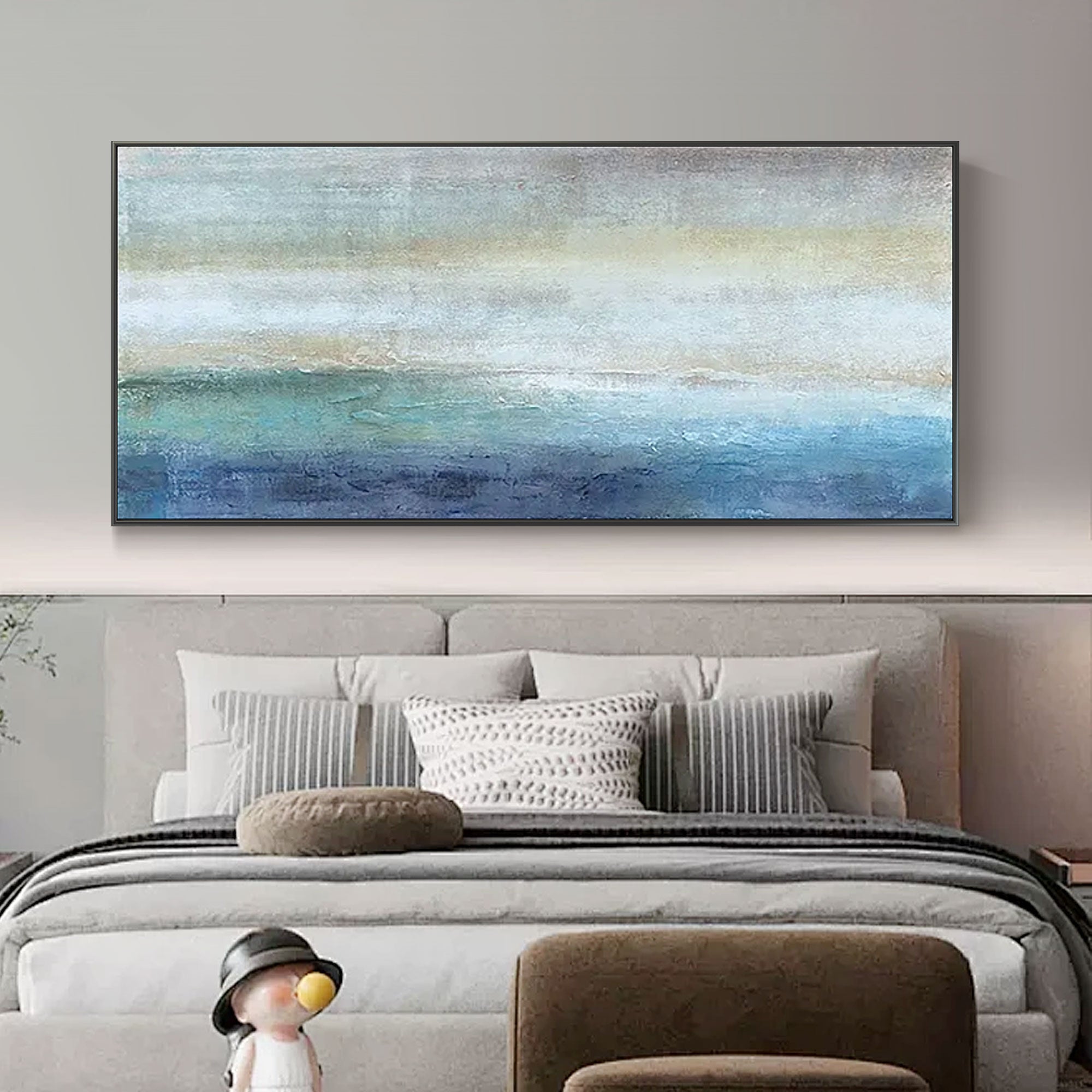 Minimalist Ocean Canvas Art Stillness
