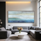 Minimalist Ocean Canvas Art Stillness