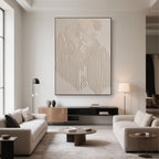 Safe international shipping for 'Traces' canvas artwork in protective packaging.