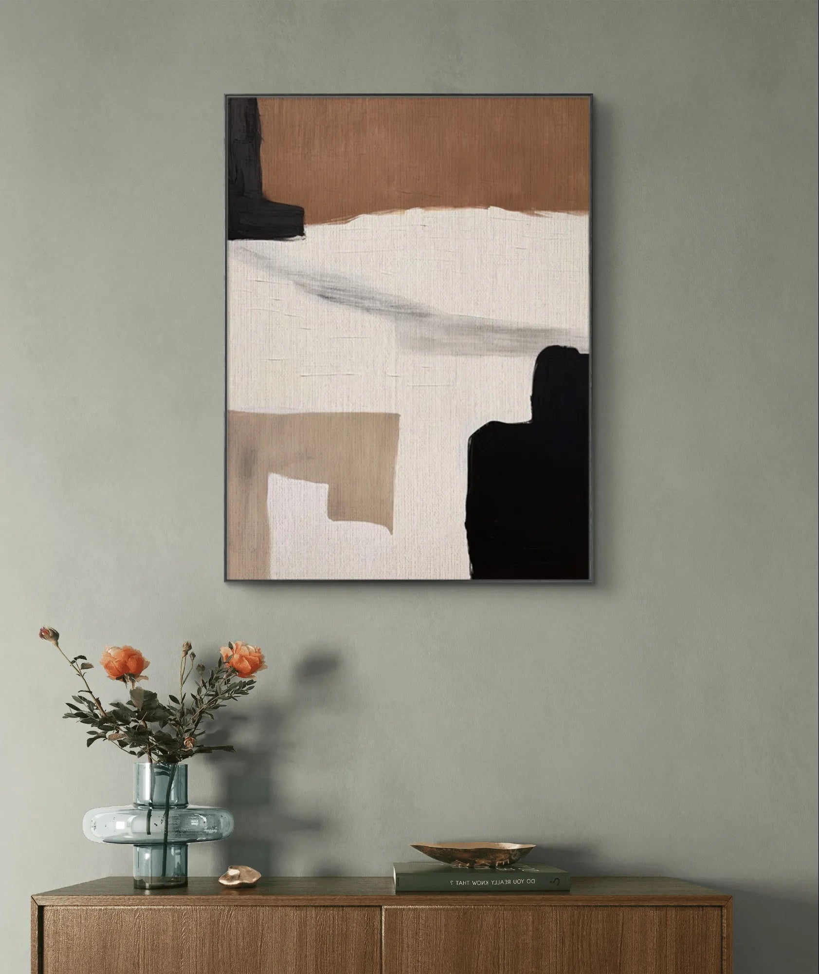 Modern Minimalist Art in Neutral Tones	 #WS014