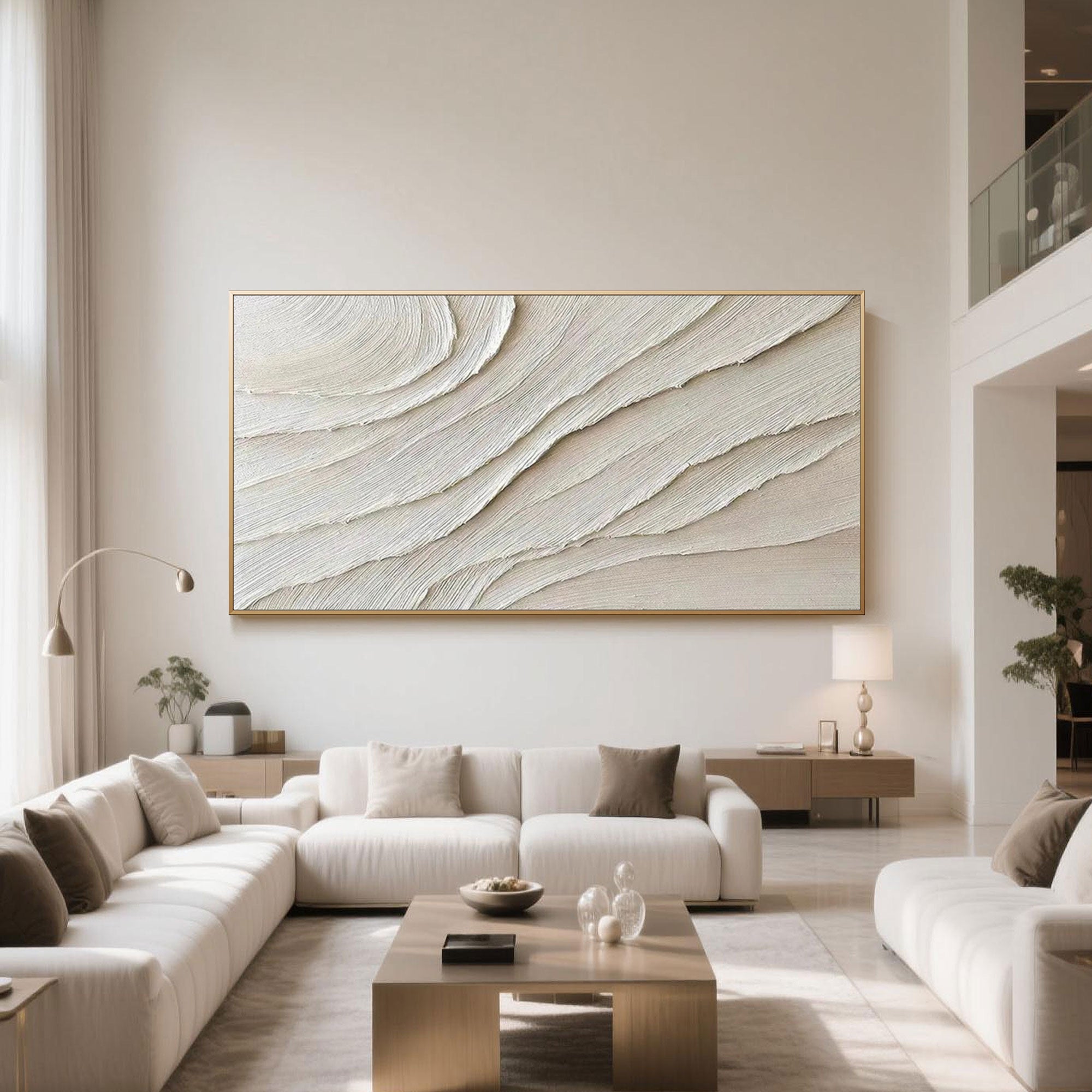 3D Textured Wave Painting | Flow Lines