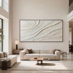 3D Textured Wave Painting | Flow Lines