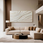 3D Textured Wave Painting | Flow Lines