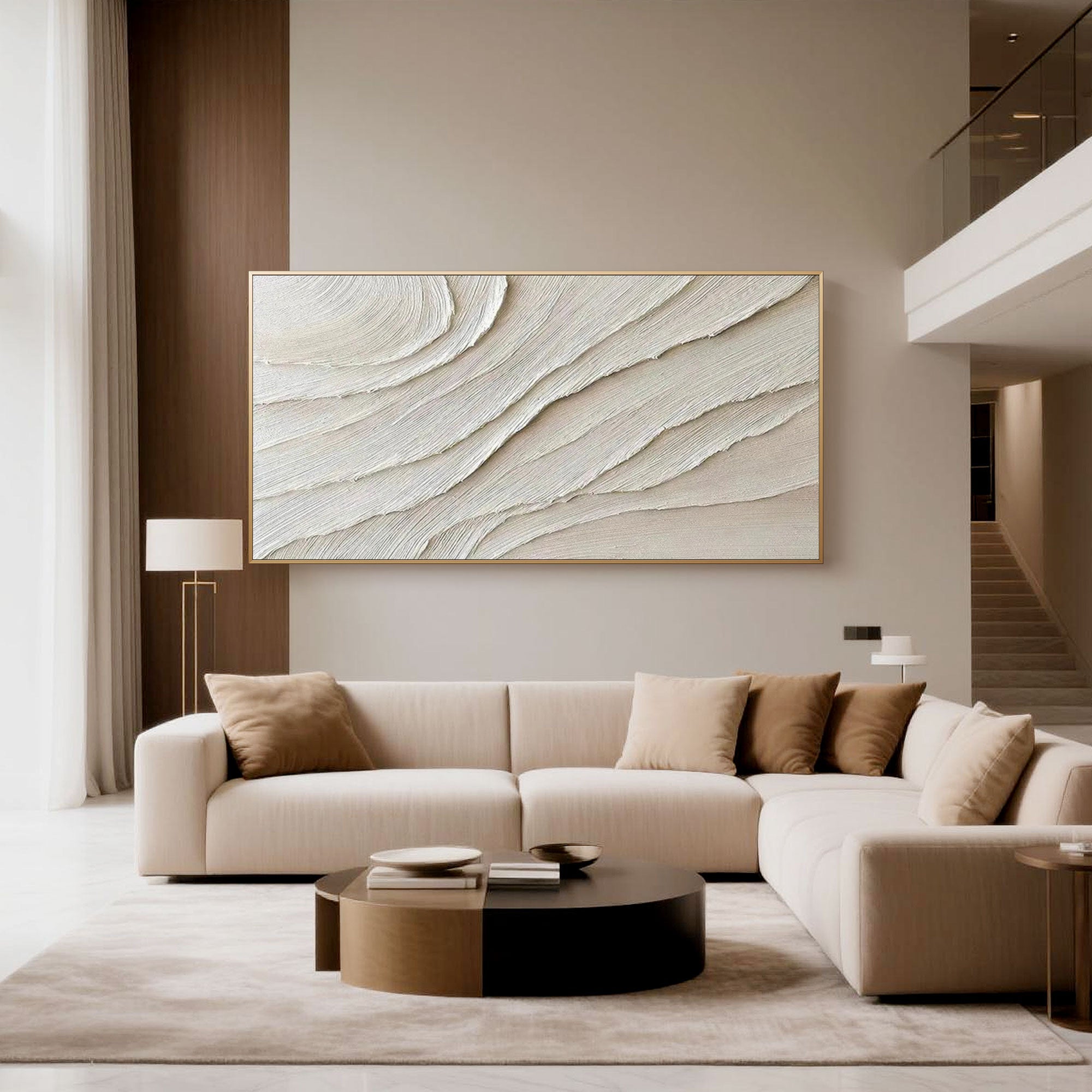 3D Textured Wave Painting | Flow Lines