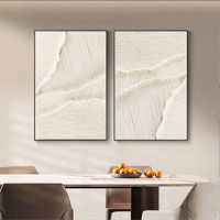 Beige textured wall art. Abstract design, minimalist, neutral color.