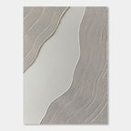 Minimalist Abstract Geometric Painting - Calm Flow