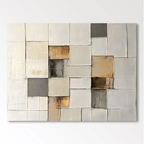 Minimalist Abstract Geometric Wall Art - Gilded Geometry
