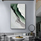 Minimalist Abstract Landscape Painting - Silent Ridge