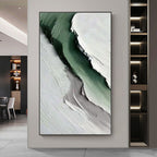 Minimalist Abstract Landscape Painting - Silent Ridge
