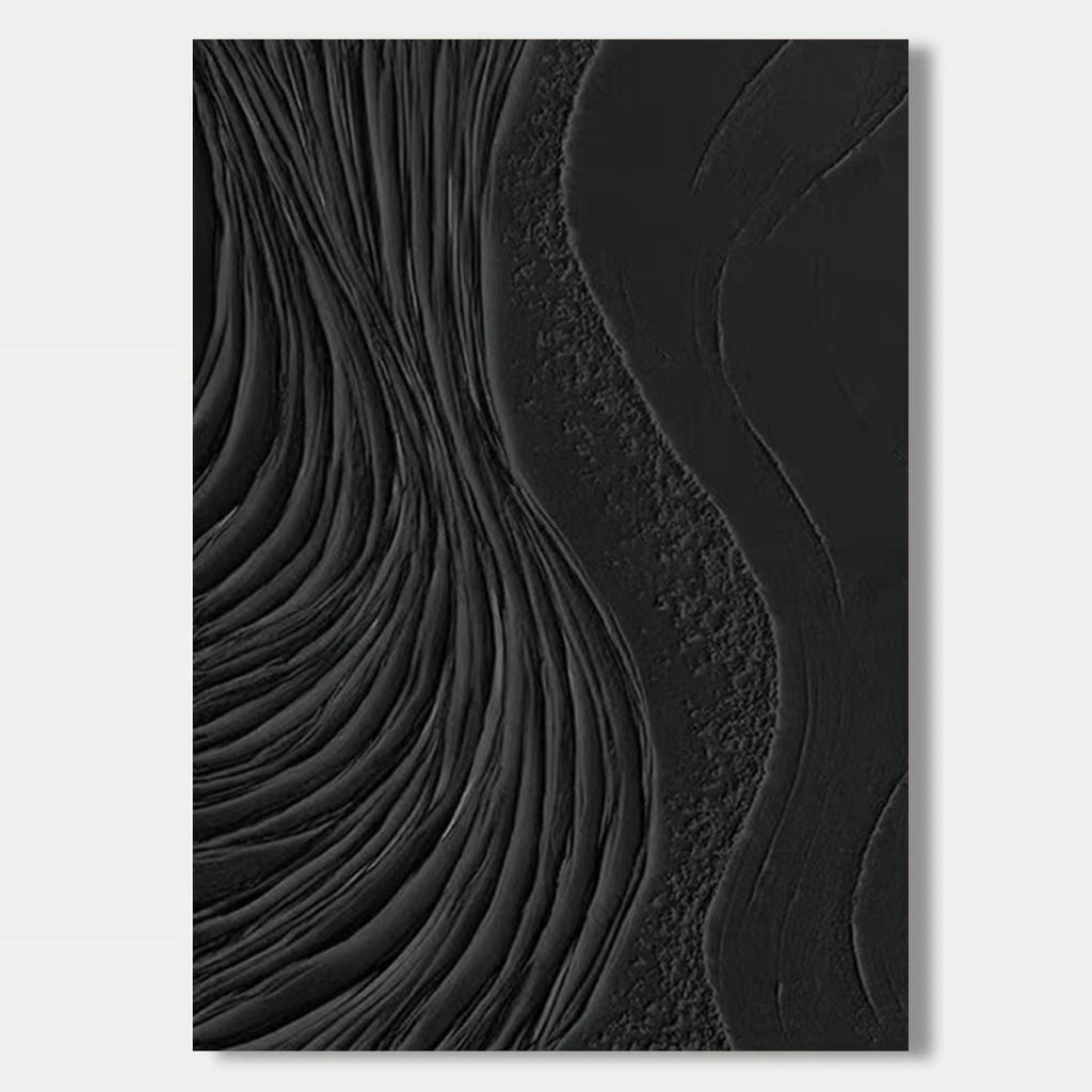 Minimalist Abstract Wall Art - Tidal Carving
