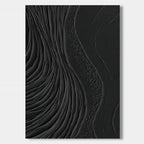 Minimalist Abstract Wall Art - Tidal Carving