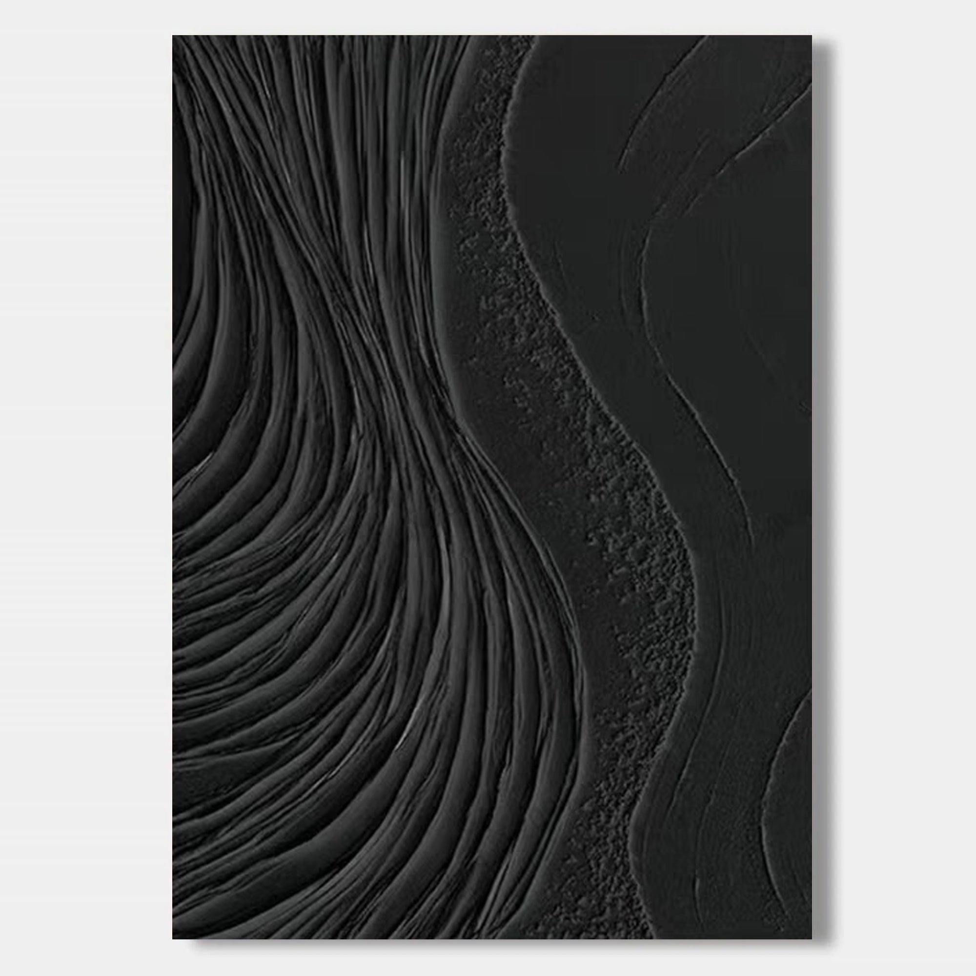 Minimalist Abstract Wall Art - Tidal Carving