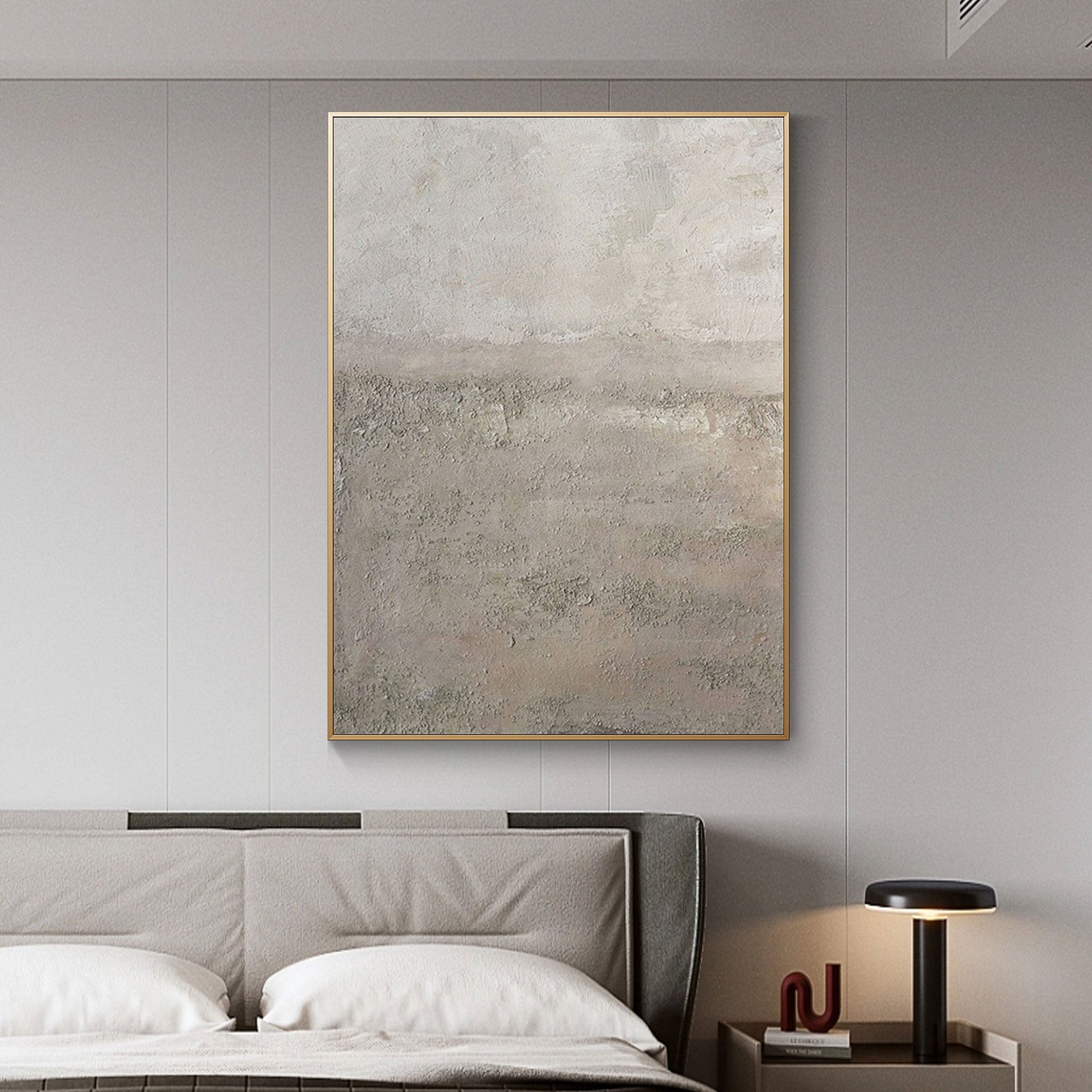 Framed canvas art options: rolled, stretched, or framed in various metal finishes.