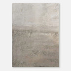 Minimalist Beige Wabi-Sabi 'Farscape' wall art close-up.