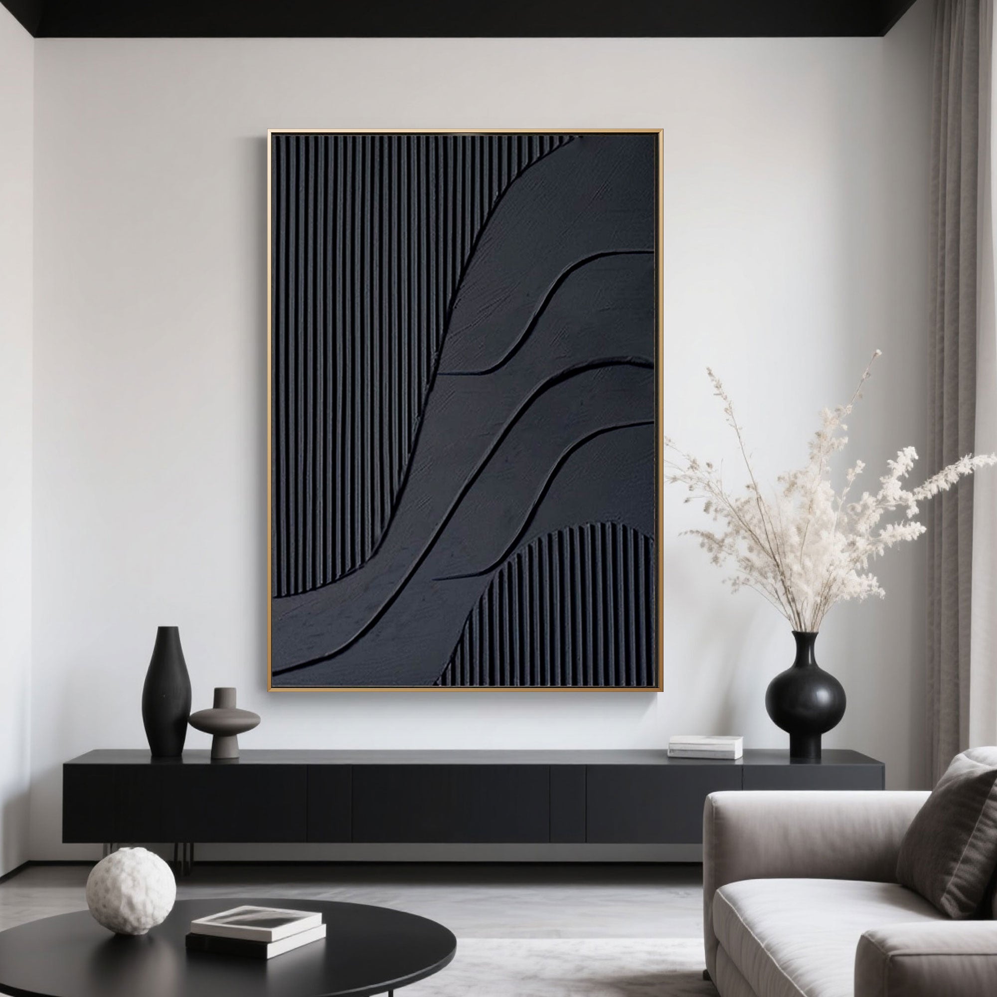 Hand-painted canvas art with premium stretched and framed options.