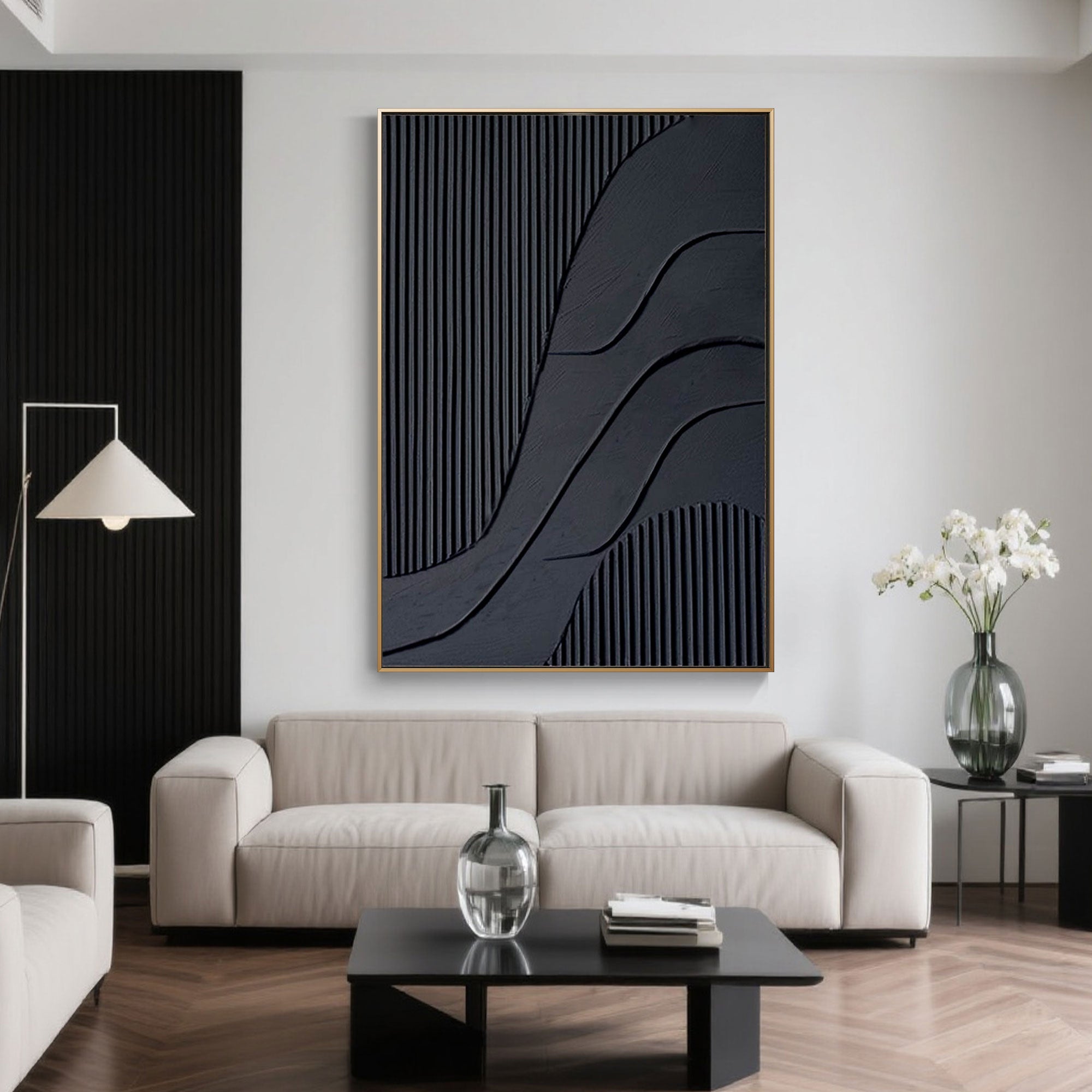 Safe international shipping for canvas artwork in protective packaging.