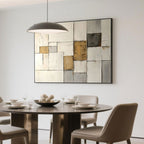 Minimalist Geometric Abstract Painting - Urban Fragments