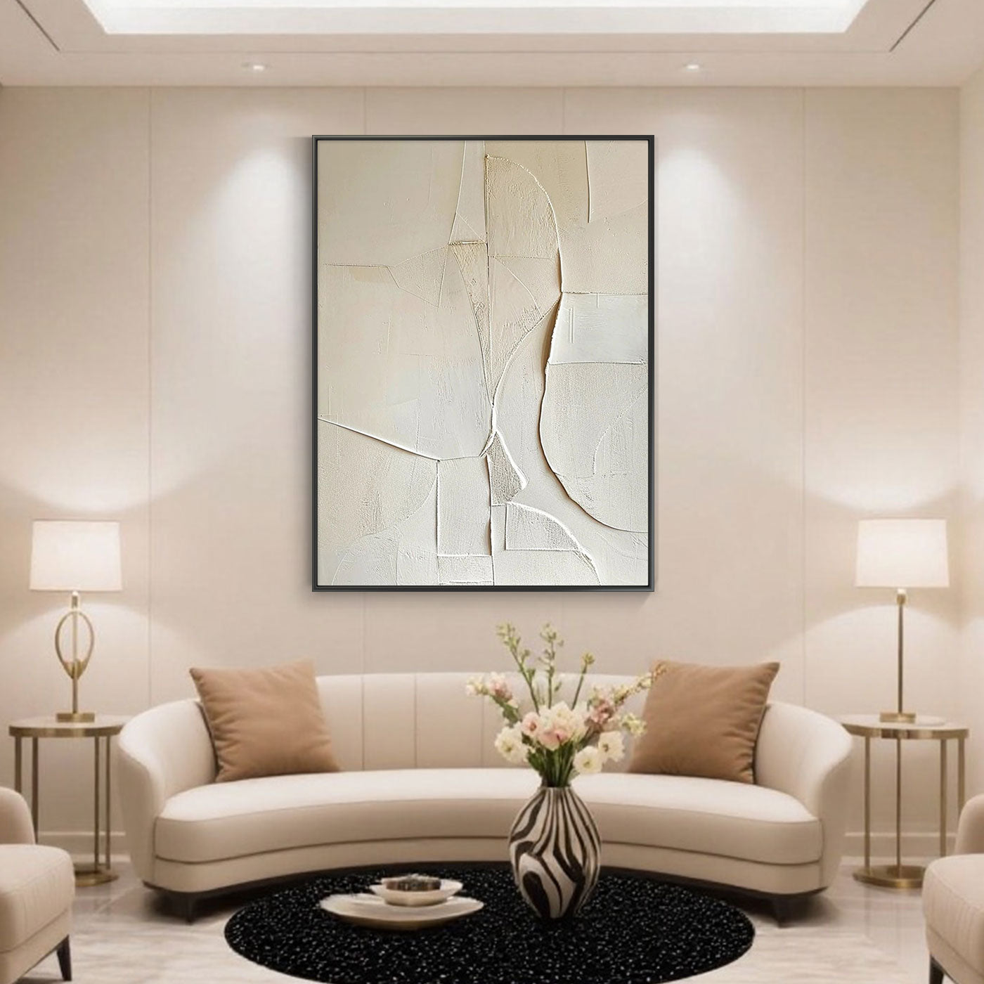 Minimalist Geometric Wall Art - Silent Geometry