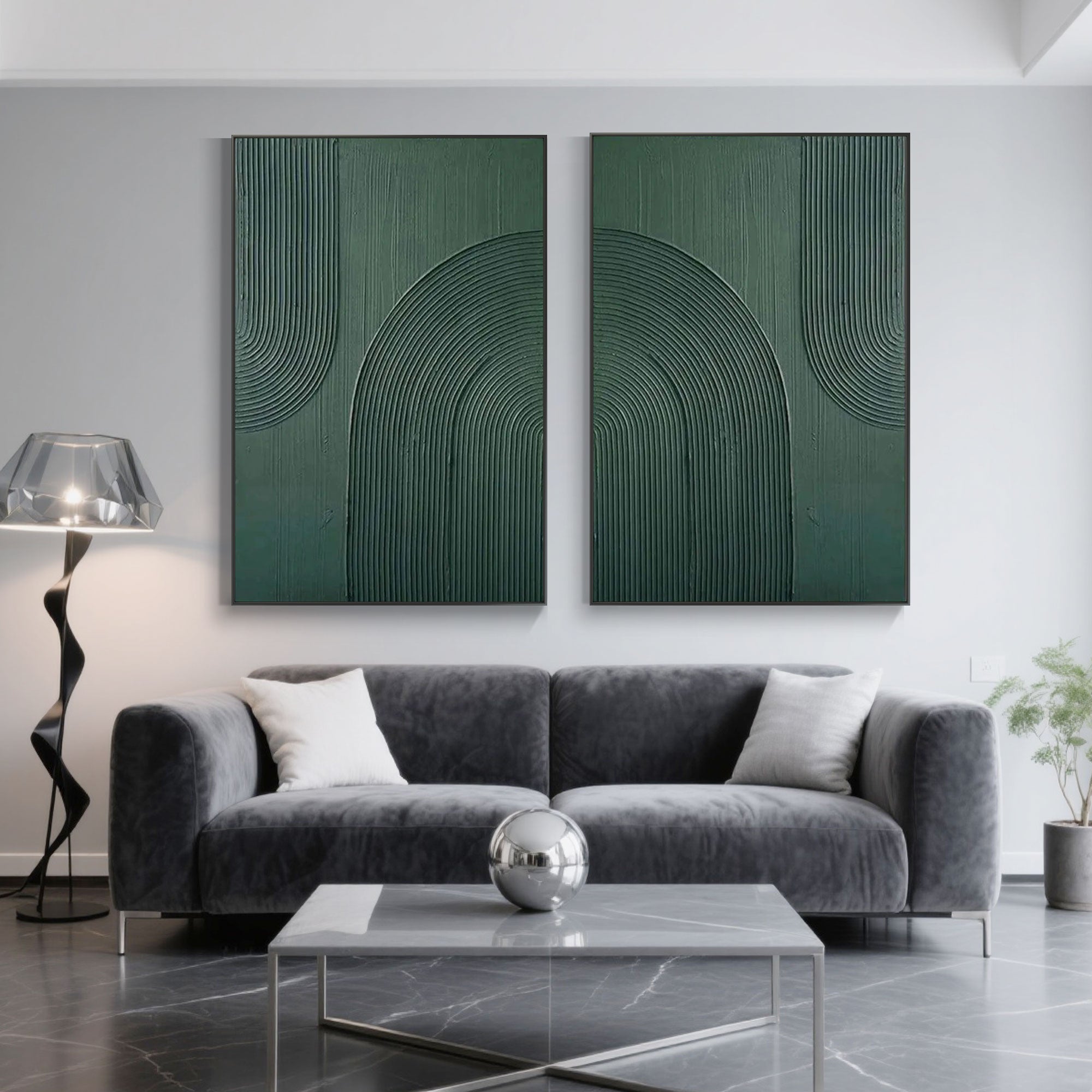 Large Abstract Wall Art for Office
