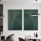 Hand-painted Minimalist Textured Art Panels
