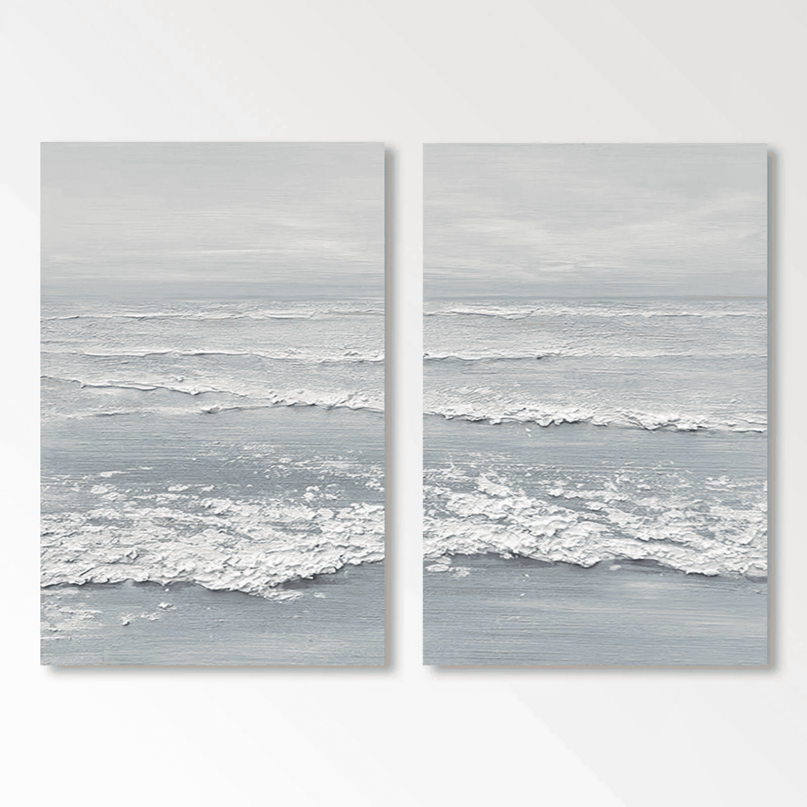 Minimalist Modern Ocean Canvas Art - Tranquil Tides